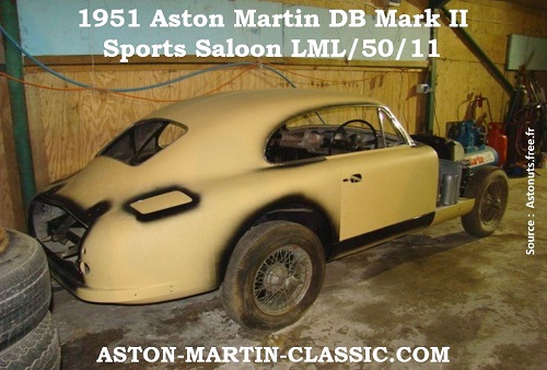 1993 ASTON MARTIN DB2 LML/50/11 EN RESTAURATION