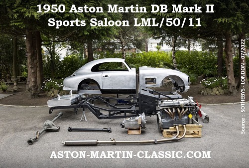 2022 ASTON MARTIN DB2 LML/50/11 ENCHERES SOTHEBYS