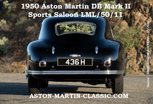 2026 ASTON MARTIN DB2 LML/50/11 BROADARROW