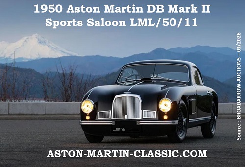 2026 ASTON MARTIN DB2 LML/50/11 BROAD ARROW