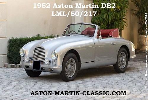 Aston Martin DB2 LML/50/217 en 2026